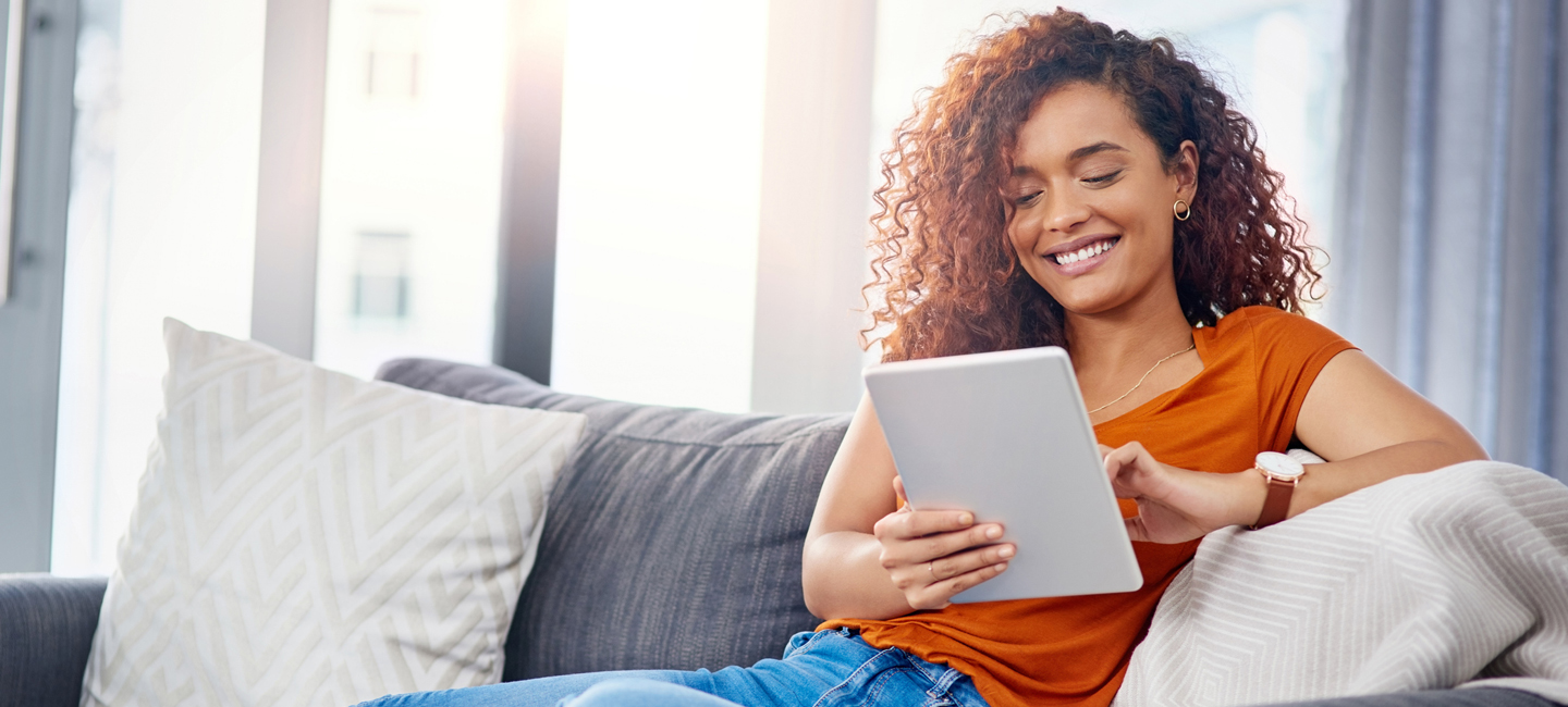 Contact Dixie Dunavant Insurance on her tablet